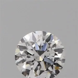 0.33 Carat Round D SI1 Natural Diamond