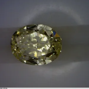 1.23 Carat Oval Fancy Light Yellow VVS2 Natural Diamond