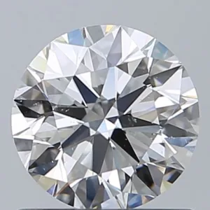 0.92 Carat Round F SI1 Natural Diamond