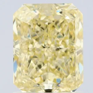 1.51 Carat Radiant Fancy Yellow VVS1 Natural Diamond