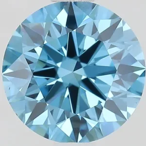 1.38 Carat Fancy Vivid Blue VVS2 ROUND Lab Diamond