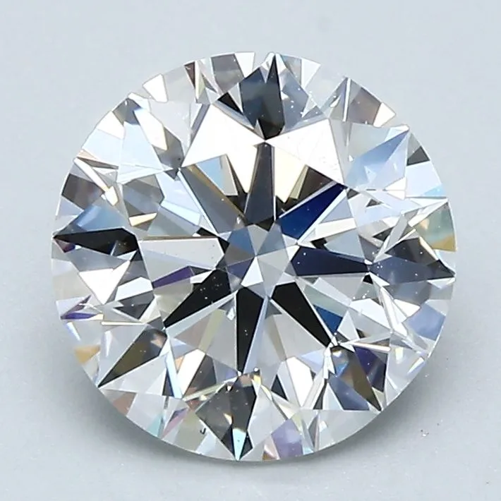 2.01 Carat Round F VVS2 Natural Diamond
