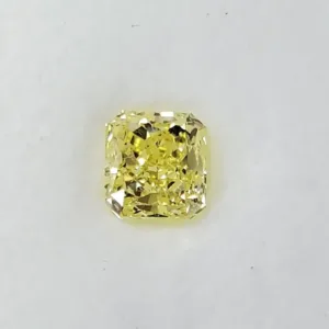 1.64 Carat Radiant Fancy Yellow SI1 Natural Diamond