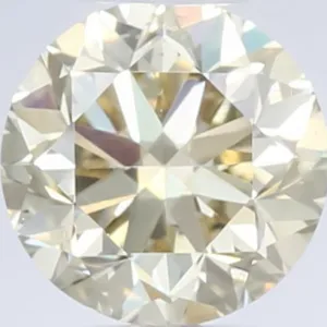 0.51 Carat Round Fancy Light Brown Natural Diamond