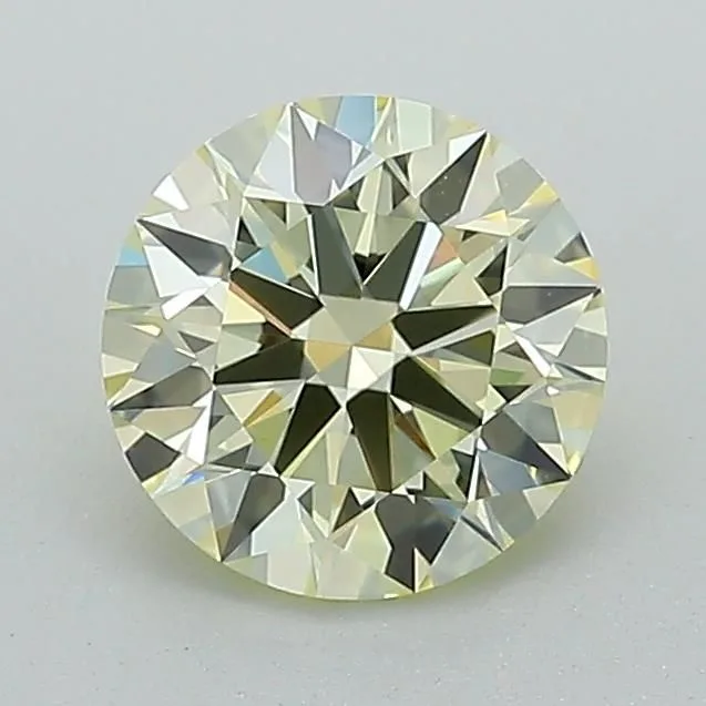 1.17 Carat Round Fancy Light Yellow IF Lab Diamond
