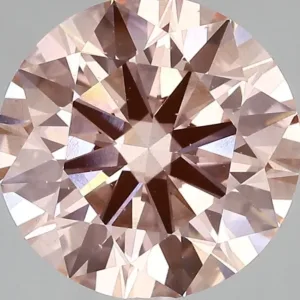 4.44 Carat Fancy Vivid Pink VS2 ROUND Lab Diamond