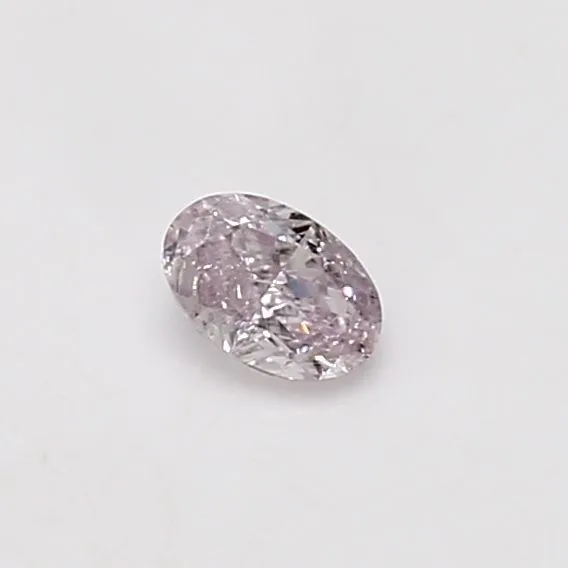 0.25 Carat Oval Fancy Light Pink I1 Natural Diamond