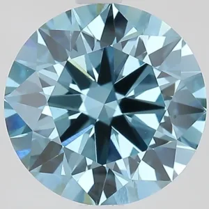 2.57 Carat Fancy Vivid Blue VVS2 ROUND Lab Diamond