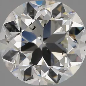2.52 Carat Round H SI2 Natural Diamond