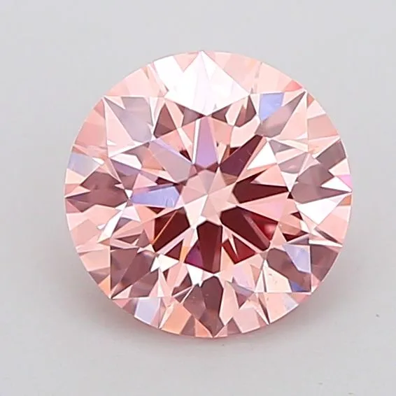 2.06 Carat Round Fancy Intense Pink VS1 Lab Diamond