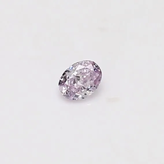 0.08 Carat Fancy Purple Pink  OVAL Diamond