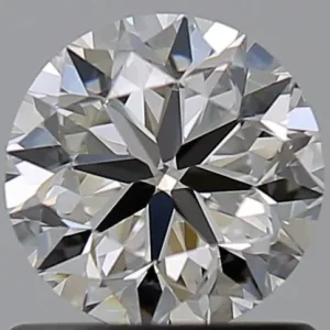 0.9 Carat Round H VVS1 Natural Diamond