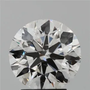 3 Carat Round F SI2 Natural Diamond