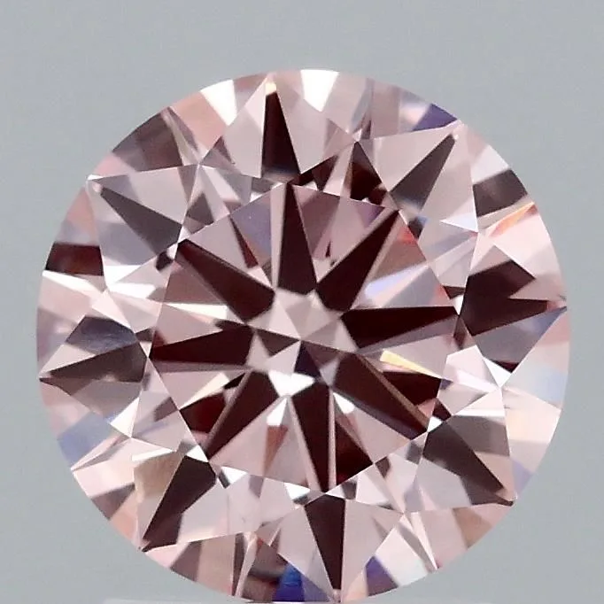 1.92 Carat Round Fancy Intense Pink VVS2 Lab Diamond