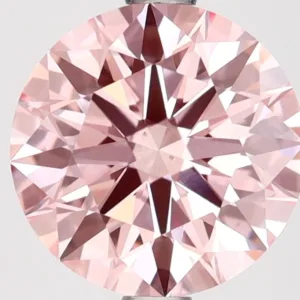 2.59 Carat Round Fancy Vivid Pink VS1 Lab Diamond