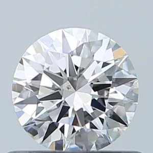 0.51 Carat Round F VS2 Natural Diamond