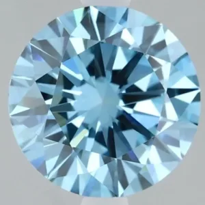 2.17 Carat Fancy Vivid Blue VVS2 ROUND Lab Diamond