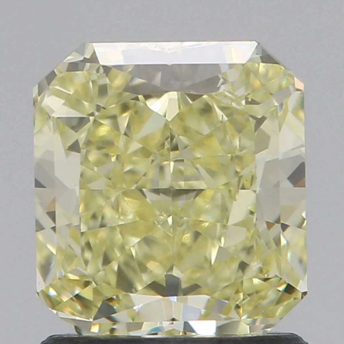 1.33 Carat Radiant Fancy Yellow VS2 Natural Diamond
