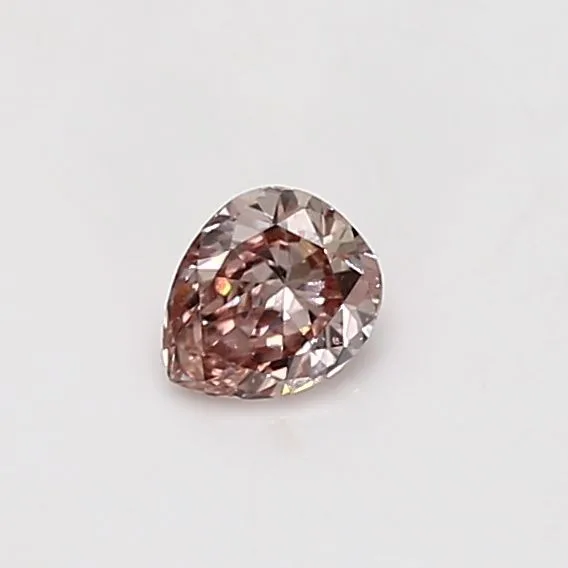0.28 Carat Pear Fancy Pink Natural Diamond