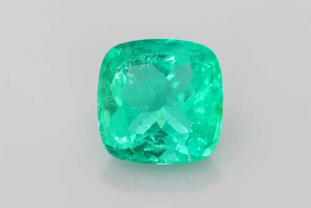 4.89 Carat CUSHION EMERALD 1 4.89 Carat CUSHION EMERALD