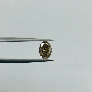 1.52 Carat Oval Fancy Brown Yellow VVS2 Natural Diamond