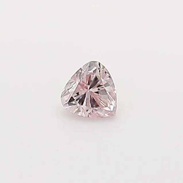 0.1 Carat Heart Fancy Light Pink Natural Diamond