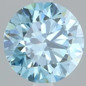 2.11 Carat Round Fancy Vivid Blue VVS2 Lab Diamond
