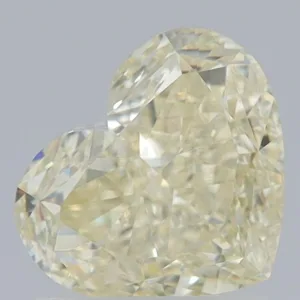 1.75 Carat Heart Fancy Light Yellow VS2 Natural Diamond