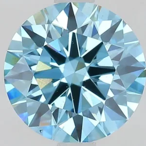 1.7 Carat Fancy Vivid Blue VS1 ROUND Lab Diamond