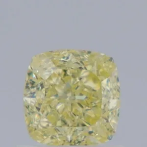 1.04 Carat Cushion Brilliant Fancy Yellow VVS2 Natural Diamond