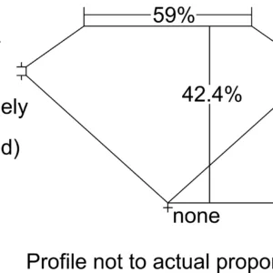 1.53 Carat K SI2 TRIANGULAR Diamond