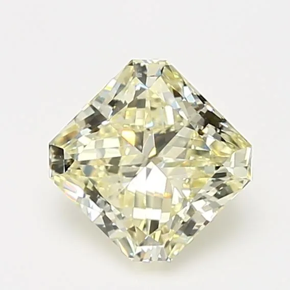1.5 Carat Radiant Fancy Light Yellow VS2 Natural Diamond
