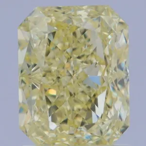 1.65 Carat Radiant Fancy Yellow VVS1 Natural Diamond
