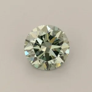 0.75 Carat Round Fancy Vivid Green VS1 Lab Diamond