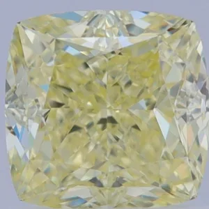 1.19 Carat Cushion Brilliant Fancy Light Yellow VS1 Natural Diamond