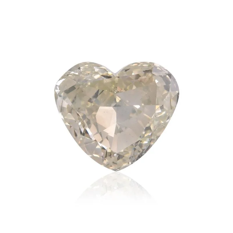 6.44 Carat Heart Fancy Yellow I1 Natural Diamond