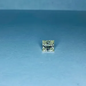 0.81 Carat Princess Fancy Light Yellow I1 Natural Diamond