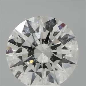 5.01 Carat Round H SI2 Natural Diamond