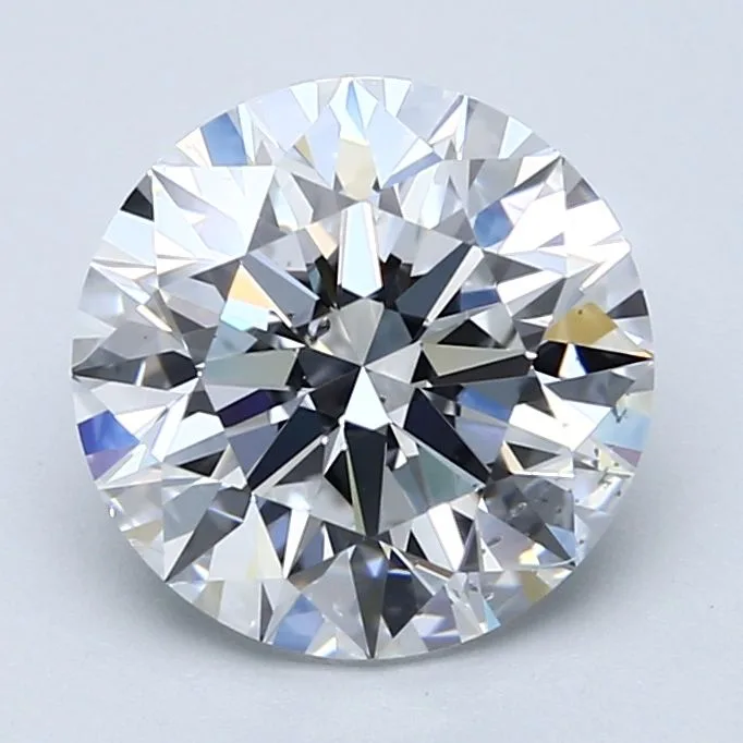 3.03 Carat Round D SI1 Natural Diamond