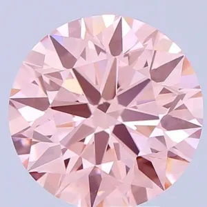 2.46 Carat Round Fancy Vivid Pink VS1 Lab Diamond