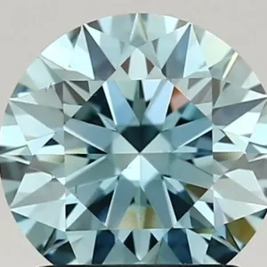 1.43 Carat Fancy Vivid Blue VS2 ROUND Lab Diamond