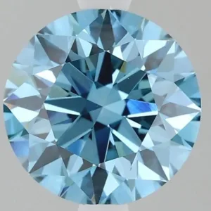 2.21 Carat Fancy Vivid Blue VVS2 ROUND Lab Diamond