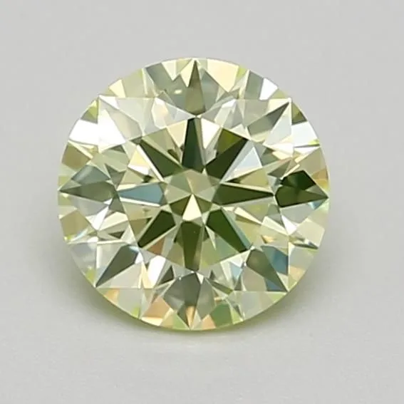 1.41 Carat Fancy Light Yellow IF ROUND Lab Diamond