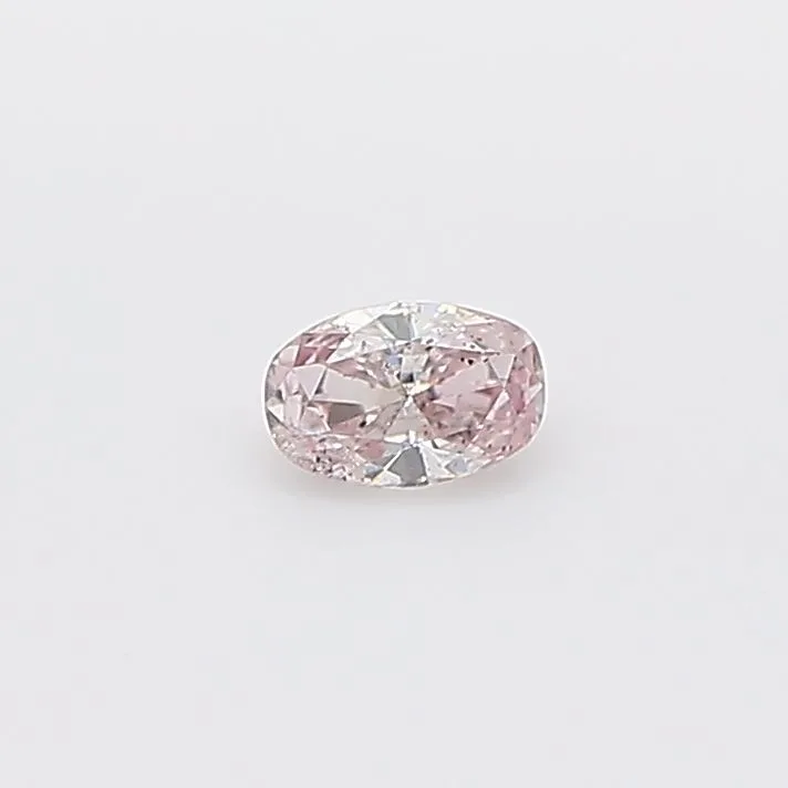 0.1 Carat Oval Fancy Pink Natural Diamond