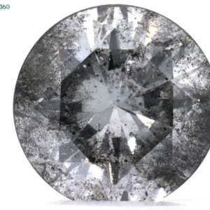 0.97 Carat Round Fancy Gray Natural Diamond