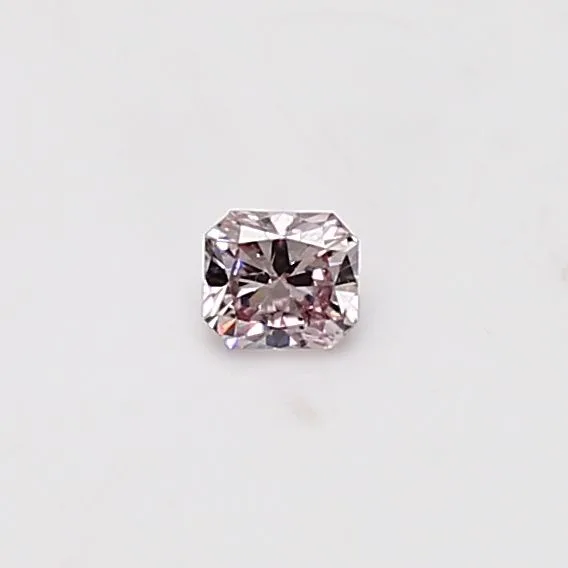 0.12 Carat Radiant Fancy Pink Natural Diamond