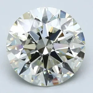3.07 Carat Round M SI2 Natural Diamond