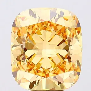 9.27 Carat Cushion Brilliant Fancy Intense Yellow VS1 Lab Diamond