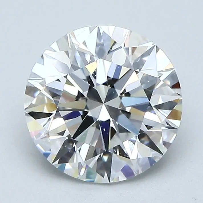 2.06 Carat D SI1 ROUND Diamond