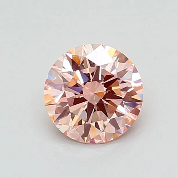 1.03 Carat Round Fancy Pink VS1 Lab Diamond